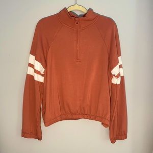 Hippie Rose XL quarter zip sweatshirt